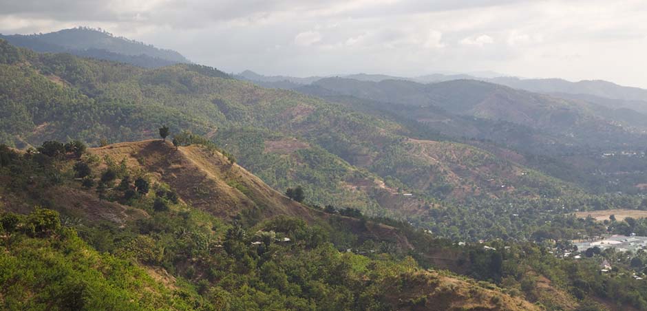 Article Image - Hillside terrain view Timor Leste