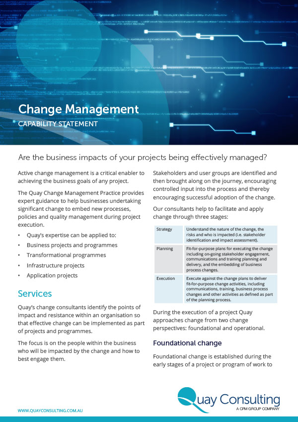 Change Management