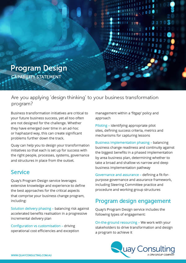Program Design