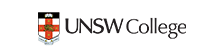 UNSW College logo with shield crest and the text 'UNSW College'